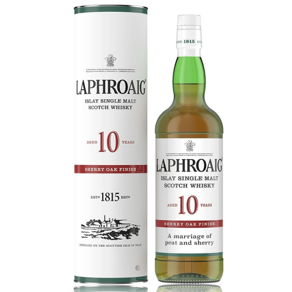 Laphroaig 10 Year Sherry Oak Finish Scotch Whiskey 750ml