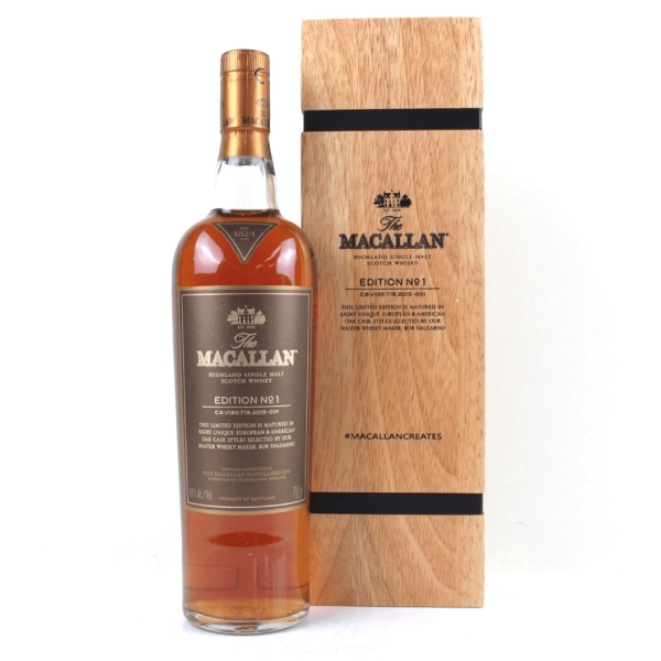 The Macallan Edition No.1 In Wooden Box (Taiwan Exclusive)